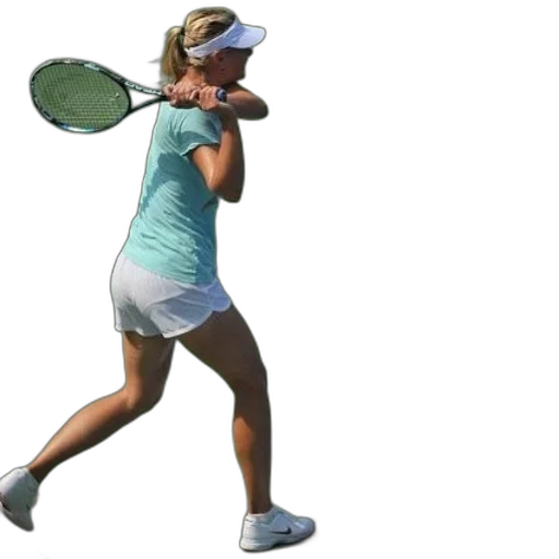 photorealistic, 3d render, female, tennis transparent PNG cut-out