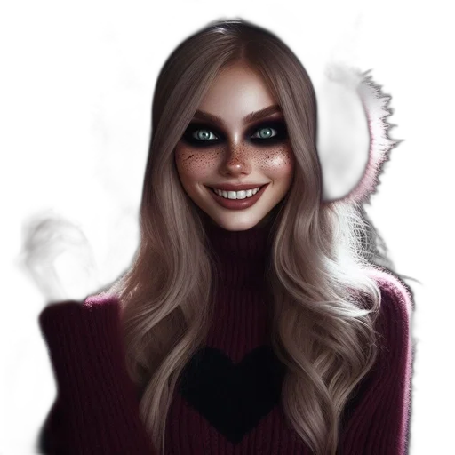 mask, face, creature, fantasy art transparent PNG cut-out