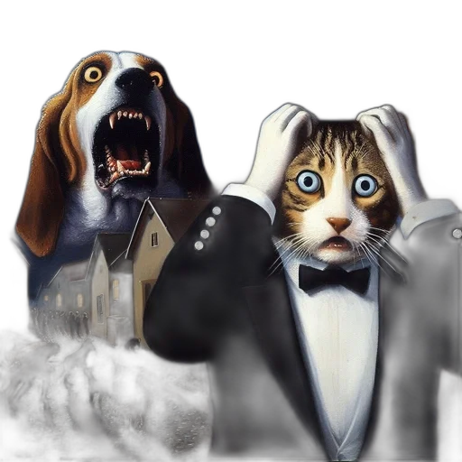 animal, concept art, photorealistic, fantasy art transparent PNG cut-out