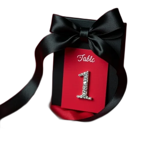 jewelry, red, satin, black transparent PNG cut-out