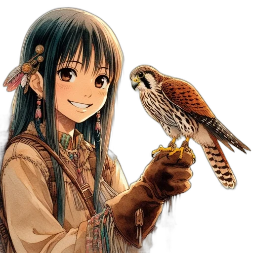 animal, weapon, jewelry, staff transparent PNG cut-out