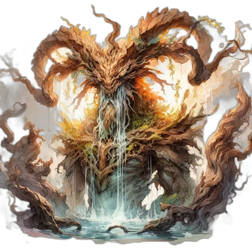 dragon, creature, mask, hair transparent PNG cut-out