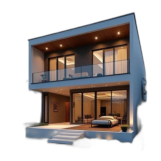 furniture, building, 3d render, photorealistic transparent PNG cut-out