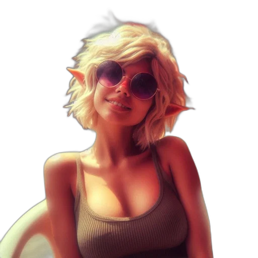 face, hair, dress, hat transparent PNG cut-out