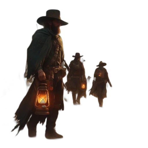 hat, staff, weapon, jacket transparent PNG cut-out