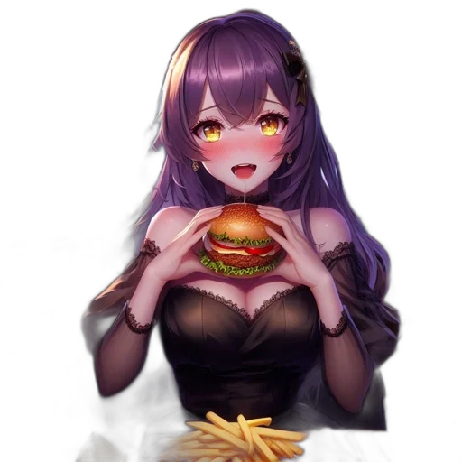food, crown, creature, dress transparent PNG cut-out