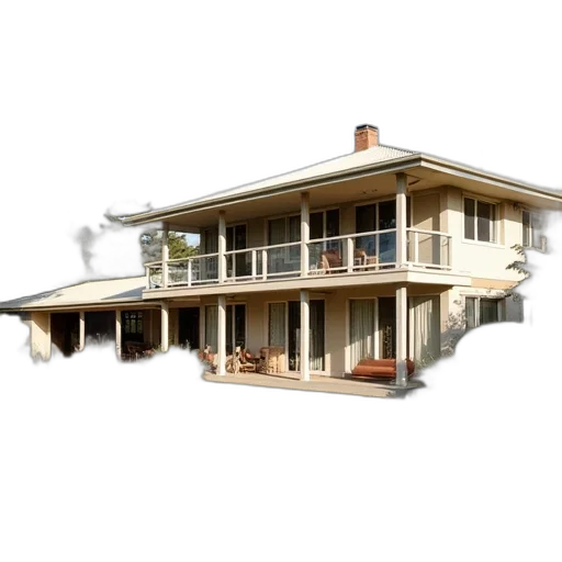 building, furniture, 3d render, photorealistic transparent PNG cut-out