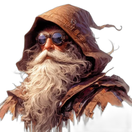 face, staff, mask, hat transparent PNG cut-out