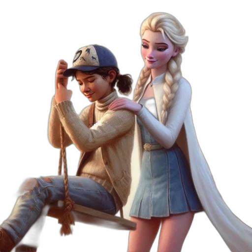 staff, sword, jewelry, hat transparent PNG cut-out