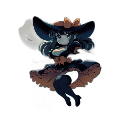 hat, staff, weapon, creature transparent PNG cut-out