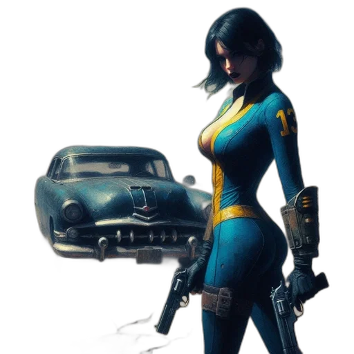 weapon, robot, car, dress transparent PNG cut-out