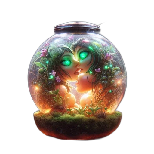 bottle, creature, dragon, mask transparent PNG cut-out