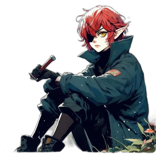 staff, jacket, weapon, sword transparent PNG cut-out