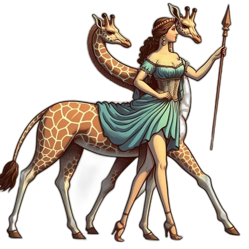 animal, staff, creature, sword transparent PNG cut-out