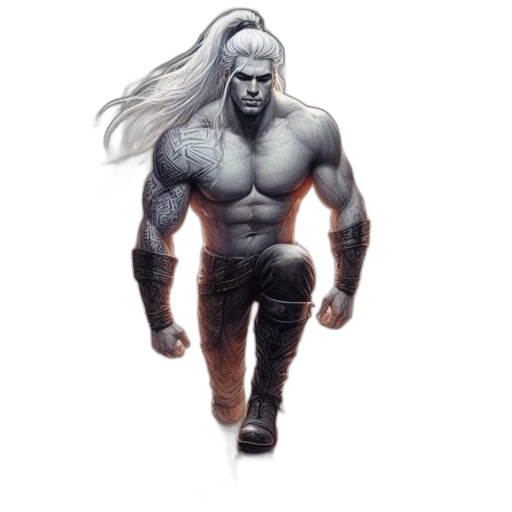 creature, hair, fantasy art, concept art transparent PNG cut-out