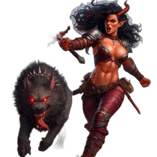 fantasy art, concept art, comic book art, pixel art transparent PNG cut-out