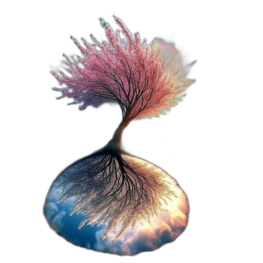 hair, tree, flower, crown transparent PNG cut-out