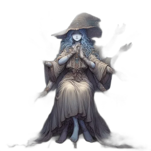 mask, staff, dress, hat transparent PNG cut-out
