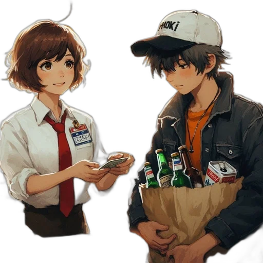 jacket, food, hat, concept art transparent PNG cut-out