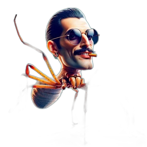 creature, animal, mask, concept art transparent PNG cut-out