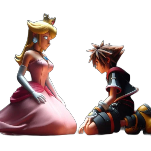 crown, dress, concept art, 3d render transparent PNG cut-out