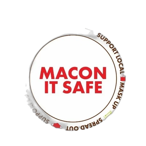 circular, logo, text, macon transparent PNG cut-out