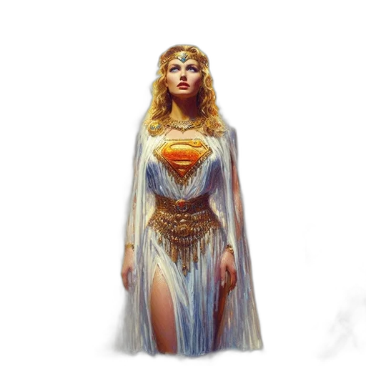 dress, fantasy art, concept art, comic book art transparent PNG cut-out