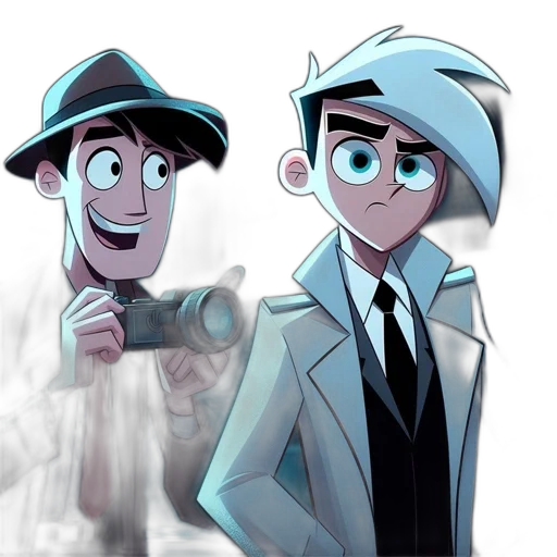hat, staff, jacket, concept art transparent PNG cut-out