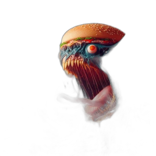 creature, food, animal, robot transparent PNG cut-out