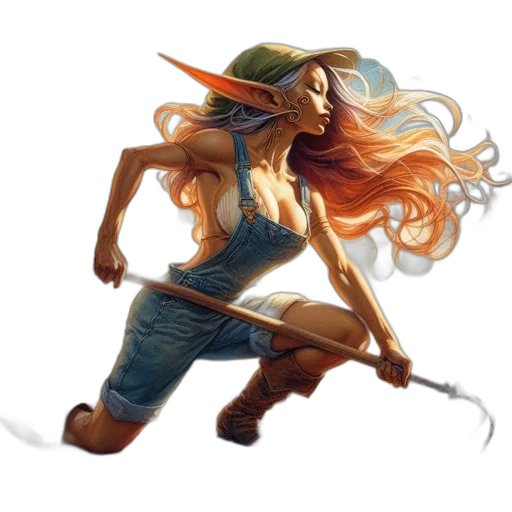 sword, fantasy art, concept art, comic book art transparent PNG cut-out