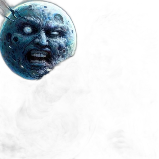 mask, creature, face, staff transparent PNG cut-out