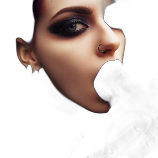 face, mask, photorealistic, concept art transparent PNG cut-out