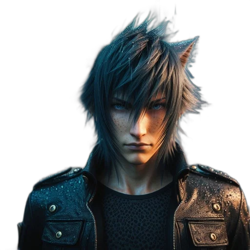 jacket, dragon, hair, animal transparent PNG cut-out