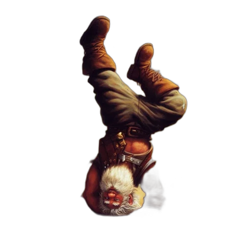 staff, weapon, creature, jacket transparent PNG cut-out