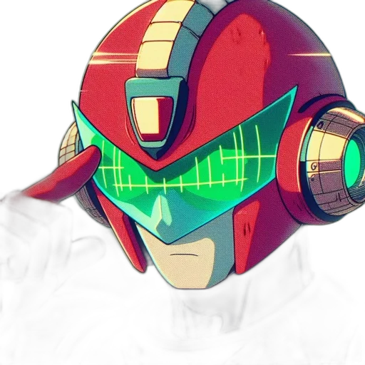 robot, mask, face, jacket transparent PNG cut-out