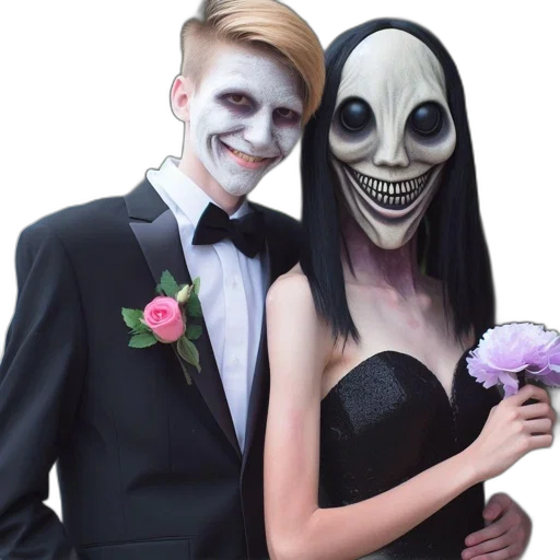 mask, face, dress, creature transparent PNG cut-out