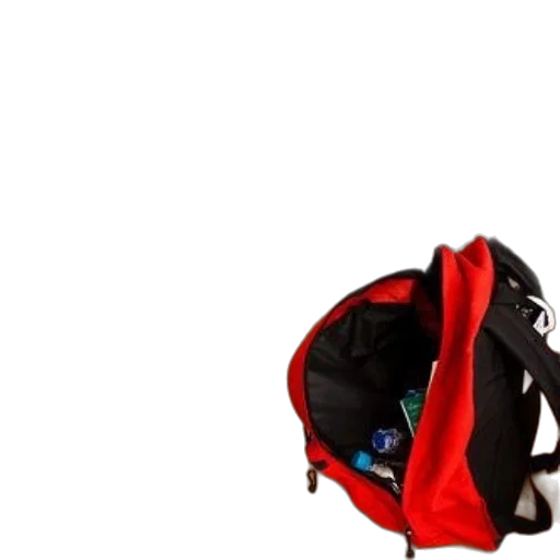 jacket, umbrella, hat, staff transparent PNG cut-out