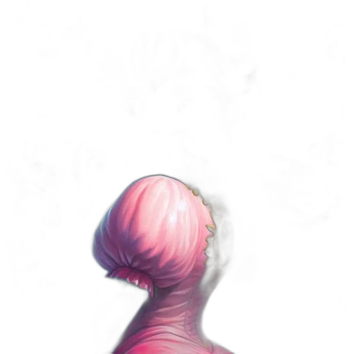 dress, hair, creature, robot transparent PNG cut-out