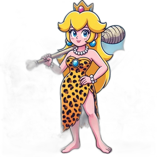 crown, dress, staff, weapon transparent PNG cut-out