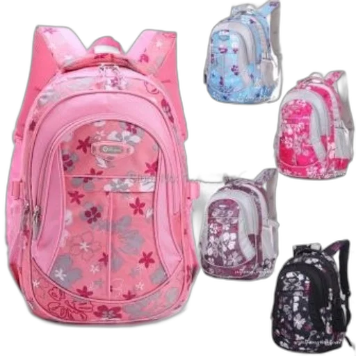 pastel, collection, colorful, backpacks transparent PNG cut-out