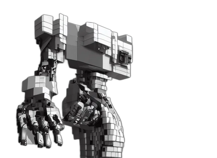 robot, weapon, dragon, creature transparent PNG cut-out