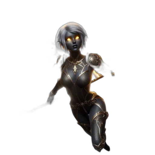 robot, dress, mask, staff transparent PNG cut-out