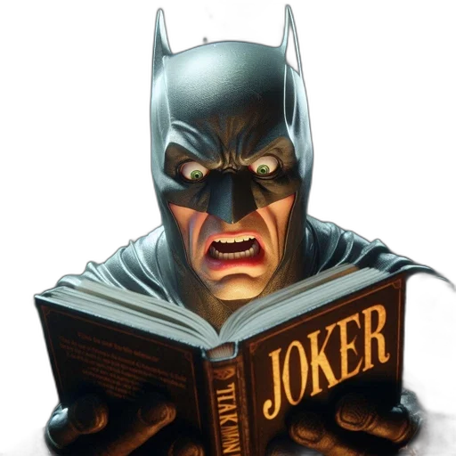 comic book art, concept art, batman, stands transparent PNG cut-out