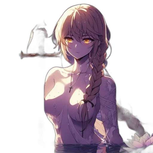 dress, staff, sword, weapon transparent PNG cut-out