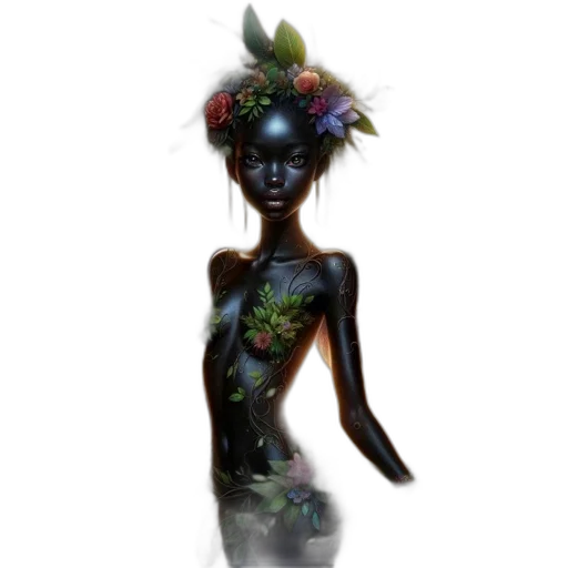 dress, crown, jewelry, flower transparent PNG cut-out