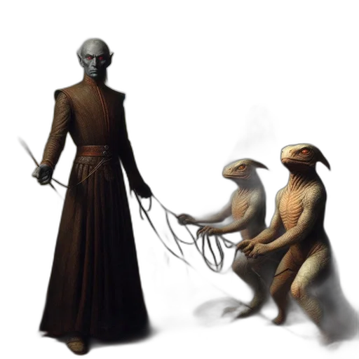creature, staff, mask, concept art transparent PNG cut-out
