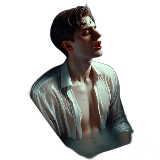jacket, face, robot, creature transparent PNG cut-out