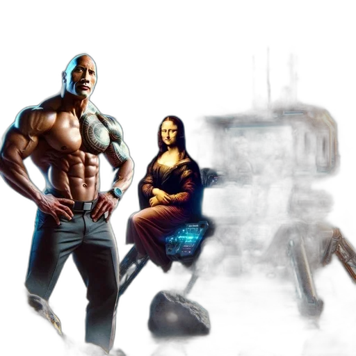 concept art, 3d render, comic book art, fantasy art transparent PNG cut-out