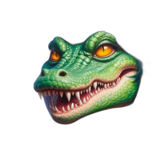 dragon, creature, animal, face transparent PNG cut-out