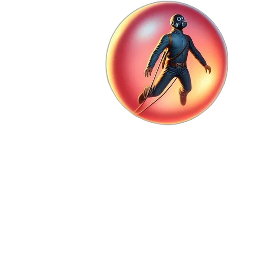 staff, robot, mask, creature transparent PNG cut-out